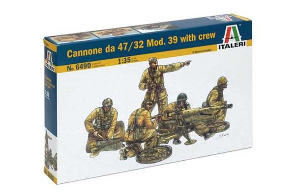 47-мм противотанковая пушка Böhler M35 (ITALERI 6490) 1/35