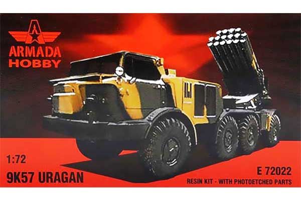 РСЗВ 9К57 Ураган (Armada Hobby E72022) 1/72