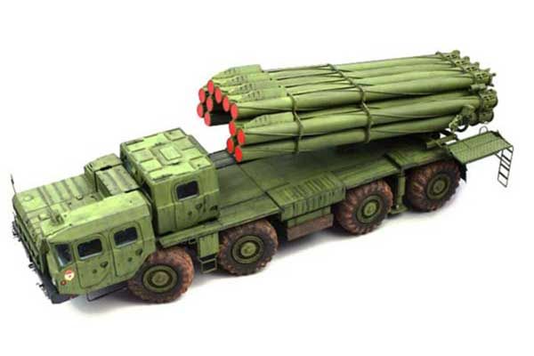 РСЗО СМЕРЧ 9А52-2 (БМ-30) (Trumpeter 01020) 1/35