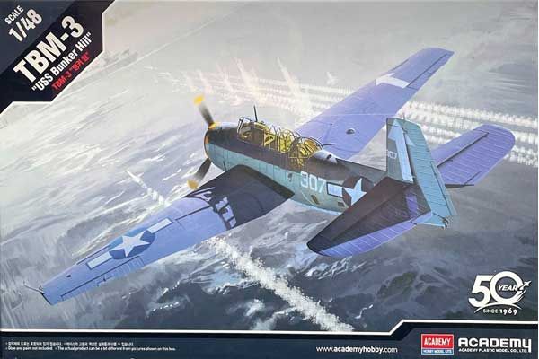 TBM-3 "USS Bunker Hill" (Academy 12285) 1/48