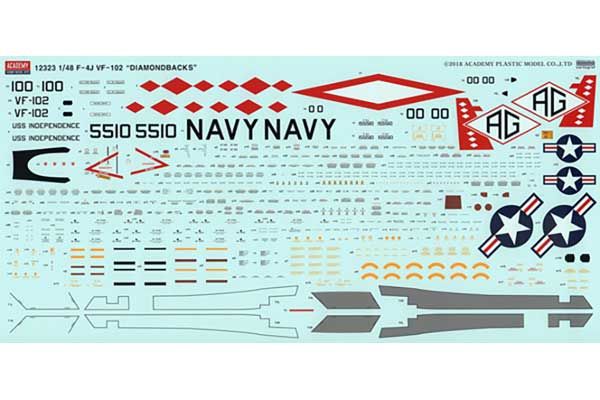 F-4J  'VF-102 Diamondbacks' (Academy 12323) 1/48