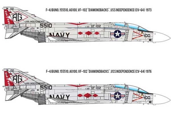 F-4J  'VF-102 Diamondbacks' (Academy 12323) 1/48