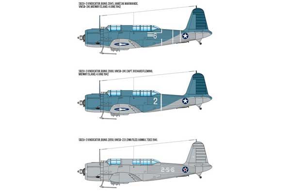 SB2U-3 "Битва за Мідвей" (Academy 12324) 1/48