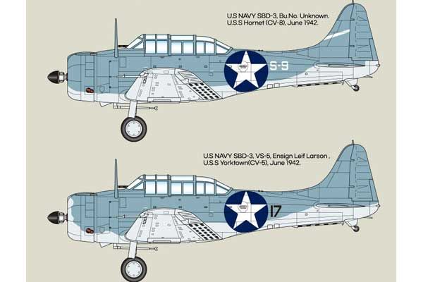 SBD-3 "Battle of Midway" (Academy 12345) 1/48