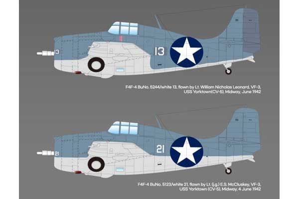 USN F4F-4 Wildcat "Battle of Midway" (Academy 12355) 1/48