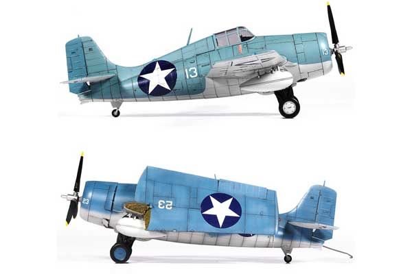 USN F4F-4 Wildcat "Battle of Midway" (Academy 12355) 1/48