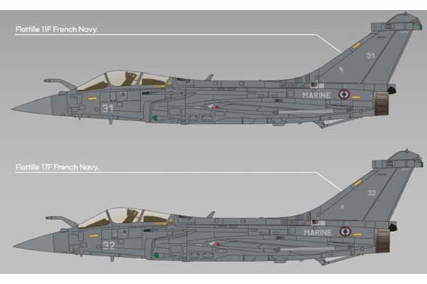 Rafale M Marine Nationale (Academy 12368) 1/48