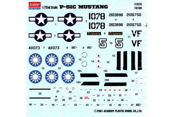 P-51C (Academy 12441) 1/72