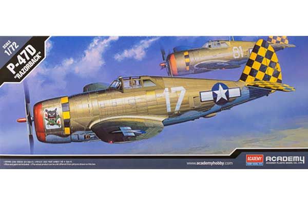 P-47D "Razorback" (Academy 12492) 1/72