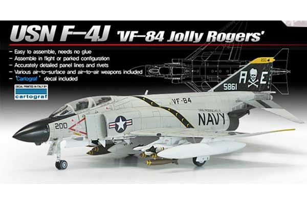 F-4J 'VF-84 Jolly Rogers' (Academy 12529) 1/72