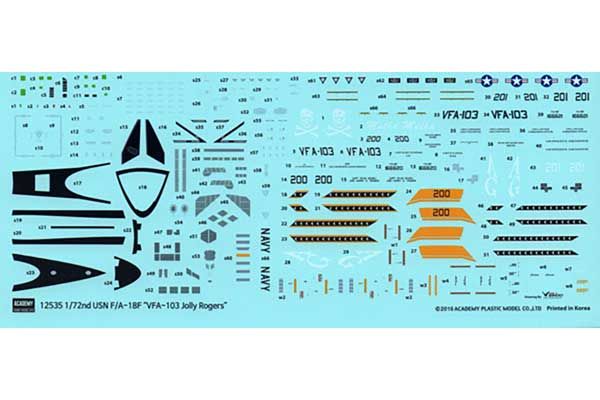 F/A-18F 'VFA-103 Jolly Rogers' (Academy 12535) 1/72