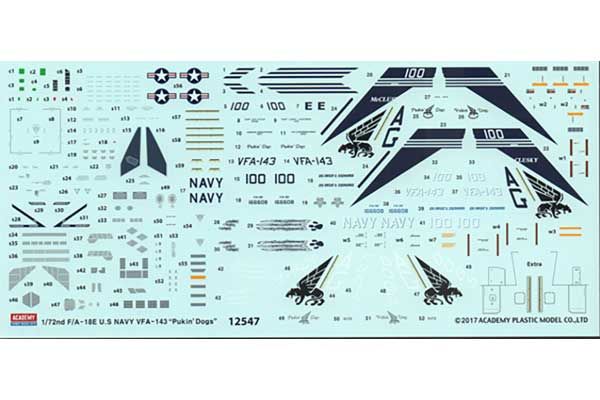 F/A-18E 'VFA-143' (Academy 12547) 1/72