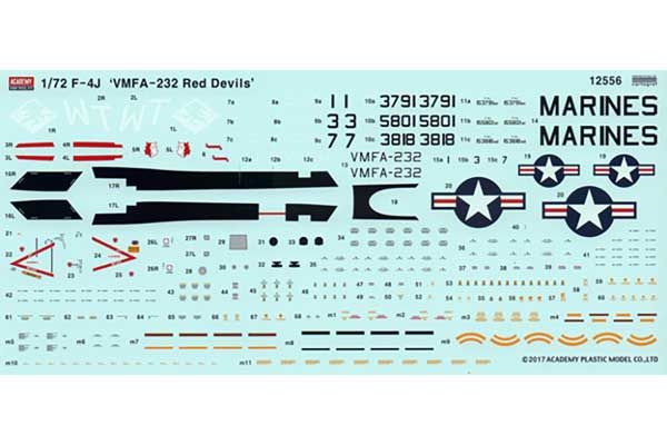 F-4J "VMFA-232 Red Devils" (Academy 12556) 1/72