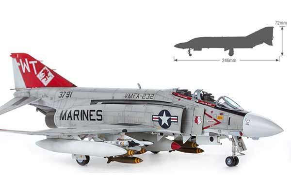 F-4J "VMFA-232 Red Devils" (Academy 12556) 1/72