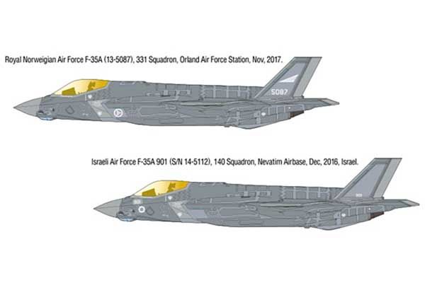 F-35A "Seven Nation Air Force" (Academy 12561) 1/72