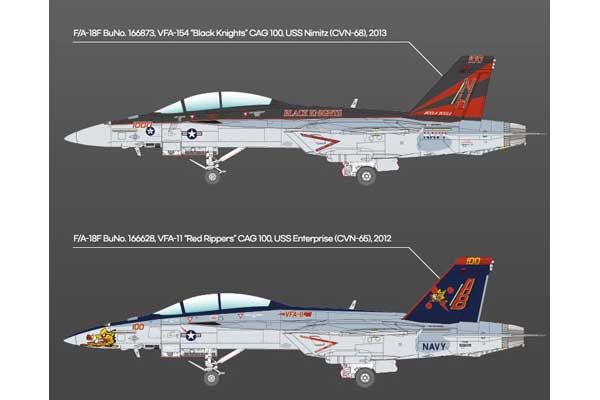 F/A-18F "VFA-154 Black Knights" (Academy 12577) 1/72