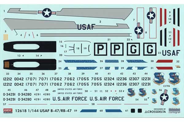 B-47 '306th BW(M)' (Academy 12618) 1/144