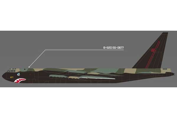 B-52D Stratofortress (Academy 12632) 1/144
