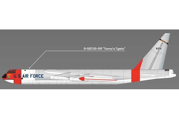 B-52D Stratofortress (Academy 12632) 1/144