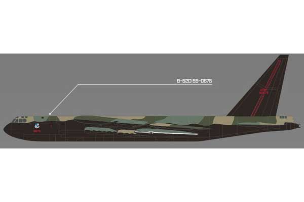 B-52D Stratofortress (Academy 12632) 1/144