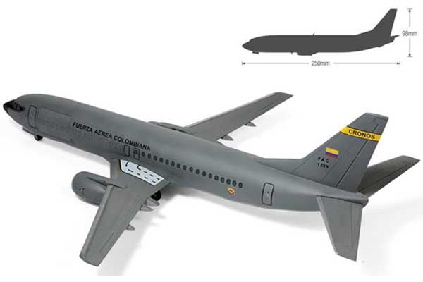 Boeing 737 Colombian Air Force (Academy 12639) 1/144