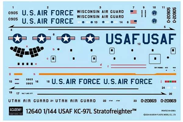USAF KC-97L Stratofreighter (Academy 12640) 1/144