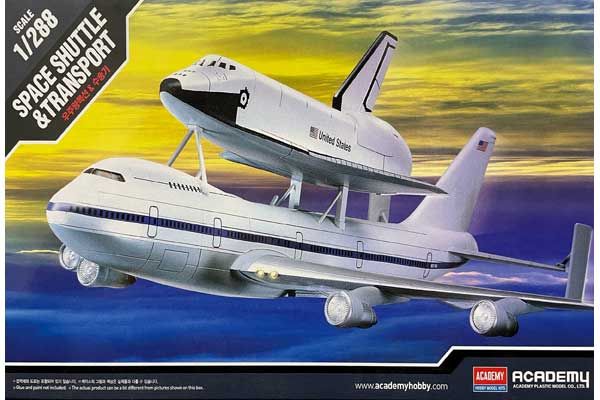 Космический шаттл и самолёт-носитель (Academy 12708) 1/72