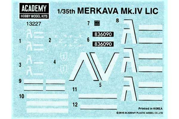 Merkava Mk.IV LIC (Academy 13227) 1/35