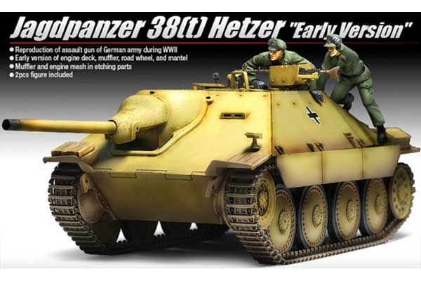 Jagdpanzer 38(t) Hetzer “Ранняя версия” (Academy 13278) 1/35