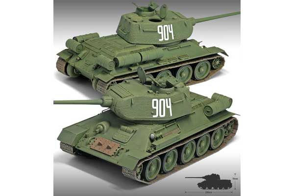 Т-34/85 заводу No.112 (Academy 13290) 1/35