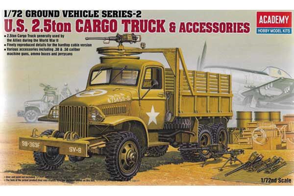 2.5 тонна вантажівка США і аксесуари (Academy 13402) 1/72