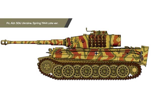 Tiger-1 пізнього виробництва (Academy 13431) 1/72
