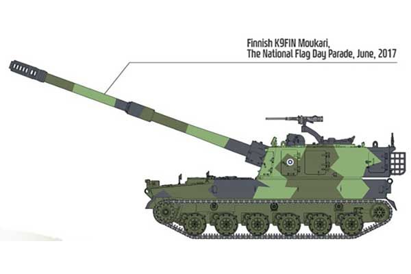 K9FIN "Moukari" финской армии (Academy 13519) 1/35