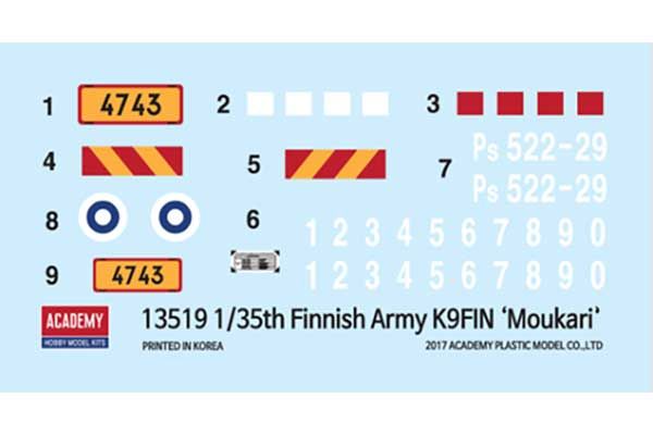 K9FIN "Moukari" финской армии (Academy 13519) 1/35