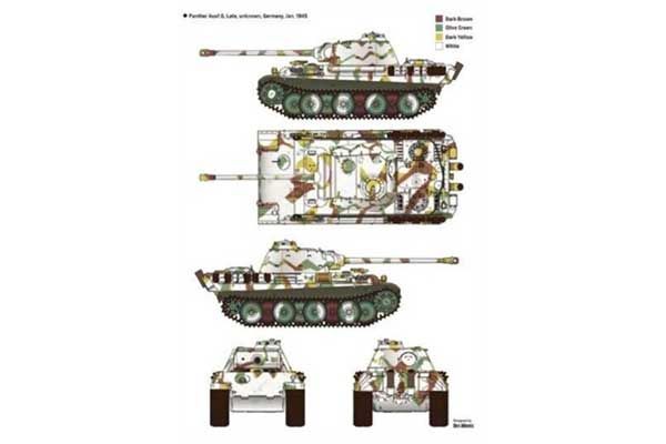 Pz.Kpfw. V Panther Ausf. G ранней версии (Academy 13529) 1/35