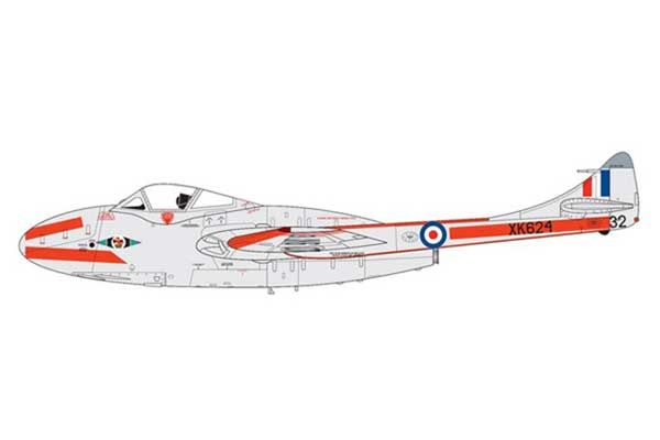 De Havilland Vampire T.11/J-28C (Airfix 02058A) 1/72