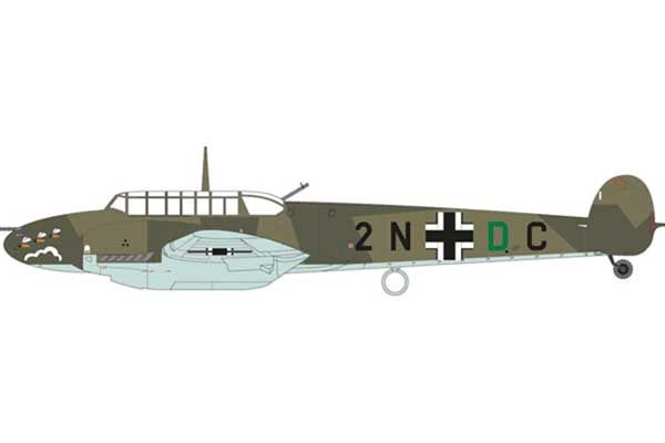 Messerschmitt Bf.110 C/D (Airfix 03080A) 1/72