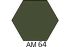 ЧОРНО-ЗЕЛЕНА фарба акрилова матова (ХО-МА АМ64)