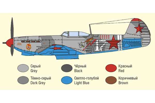 Винищувач Як-9Т (ARK models 48039) 1/48