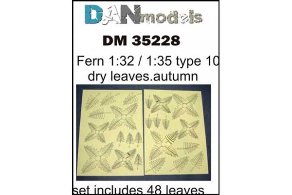 Папоротник: Сухие листья. Набор № 10 (DAN Models 35228)