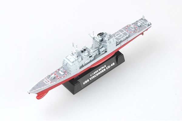 USS CG-49 VIincenns Cruiser 1/1250 (Easy Model 37402)