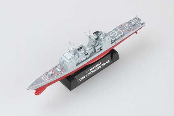 USS CG-49 VIincenns Cruiser 1/1250 (Easy Model 37402)