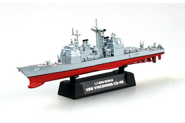 USS CG-49 VIincenns Cruiser 1/1250 (Easy Model 37402)