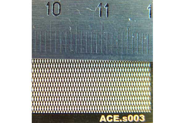 Сетка косая. Ячейка 0.5х1.6mm (ACE s003)