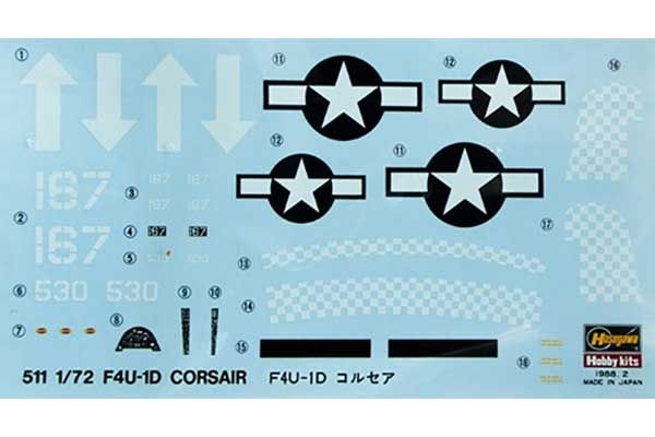 F4U-1D Corsair (HASEGAWA 00140 A10) 1/72