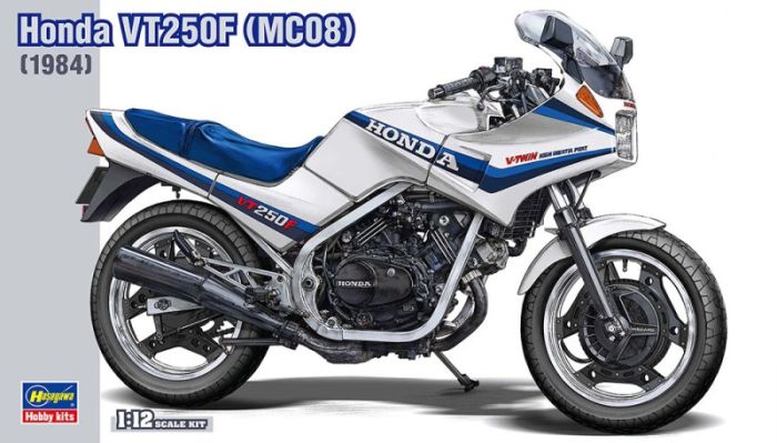 Honda VT250F (MC08) 1984 (Hasegawa 21514 BK14) 1/12