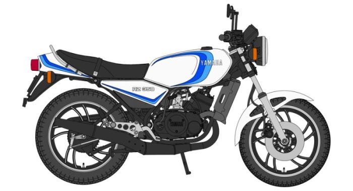 Yamaha RZ350 (4U0) (1981) (Hasegawa 21515 BK15) 1/12