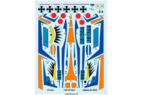 F-86F-40 Sabre (Hobby Boss 80259) 1/72