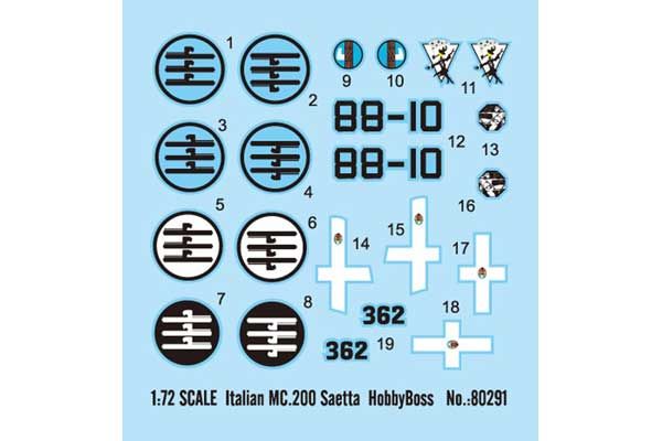 MC.200 Saetta (HB80291) 1/72