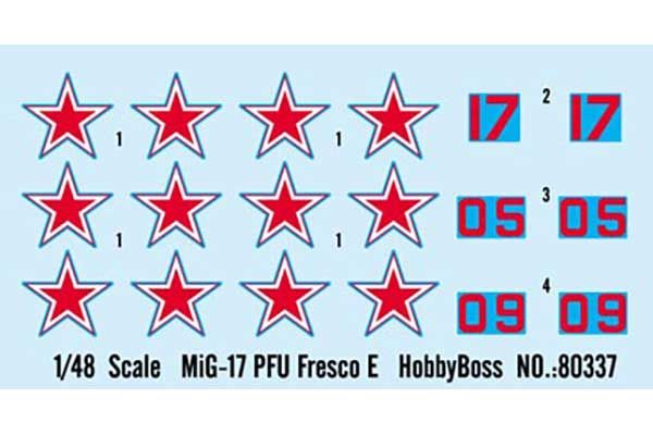 МіГ-17 ПФУ Fresco E (Hobby Boss 80337) 1/48